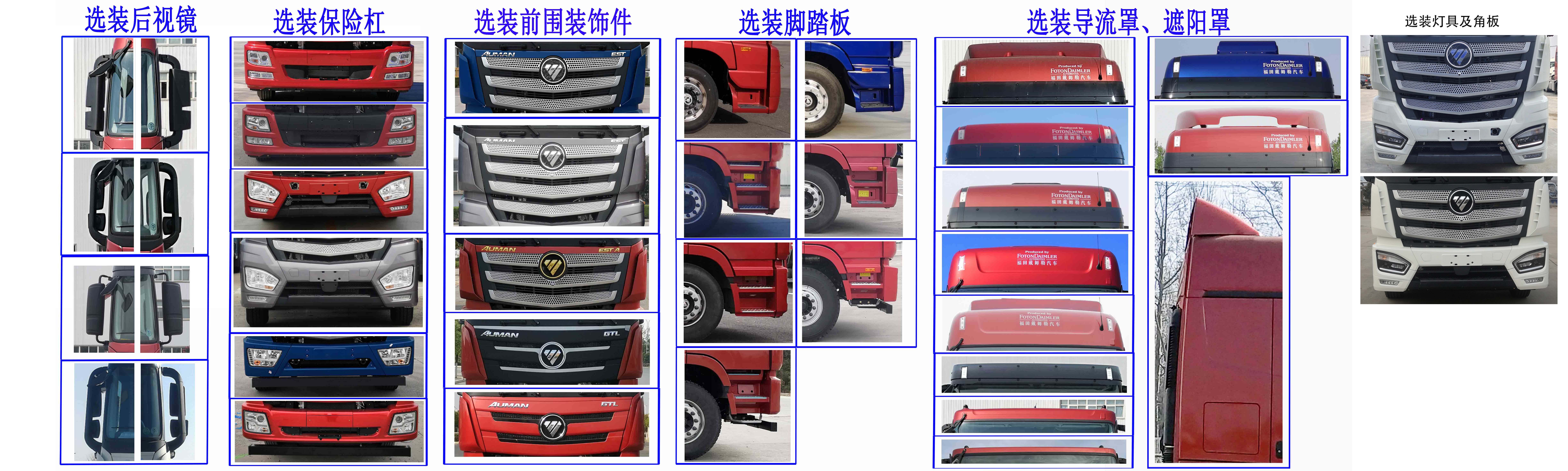 歐曼牌BJ5319TPBY6GRL-01平板運輸車公告圖片