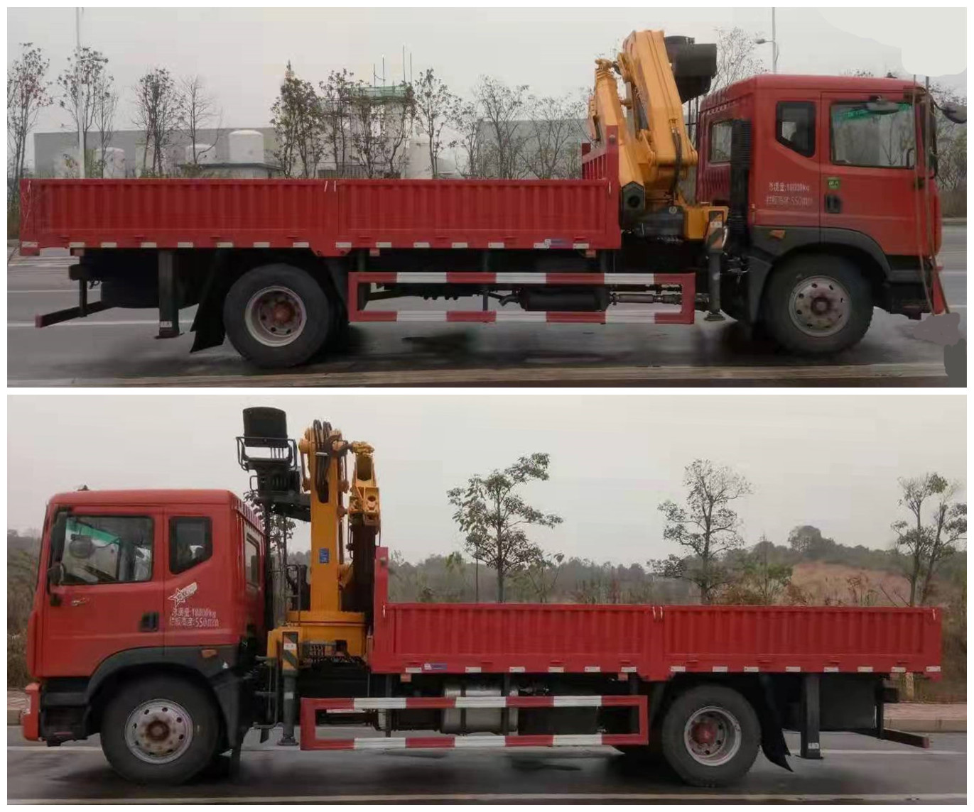 神百重工牌ABC5185JSQE6隨車起重運(yùn)輸車公告圖片