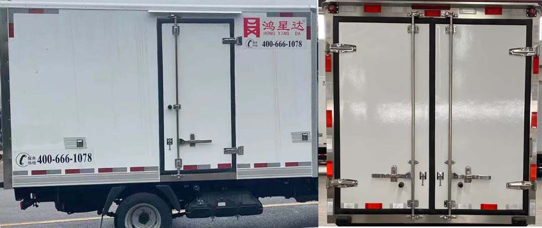 鴻星達牌SJR5032XYK-6翼開啟廂式車公告圖片