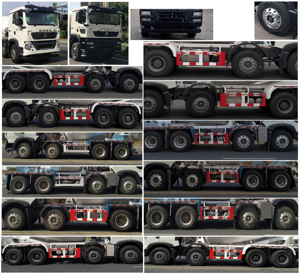 仁拓博歌牌ZBG5312GJB3076混凝土攪拌運(yùn)輸車公告圖片