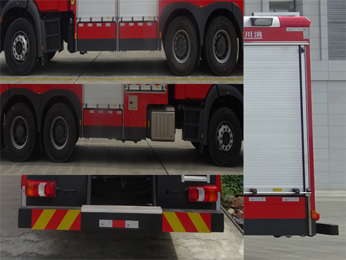 川消牌SXF5302GXFGL100干粉水联用消防车公告图片