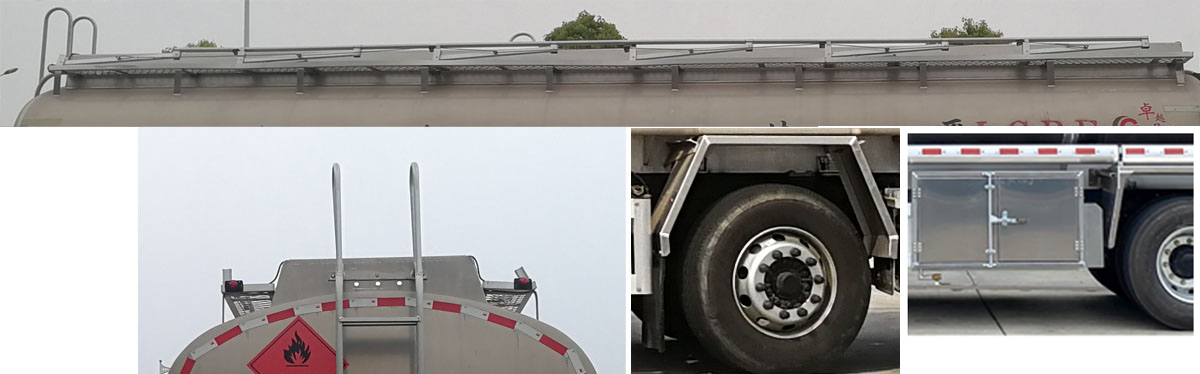 楚勝牌CSC5329GRYLB6鋁合金易燃液體罐式運(yùn)輸車公告圖片