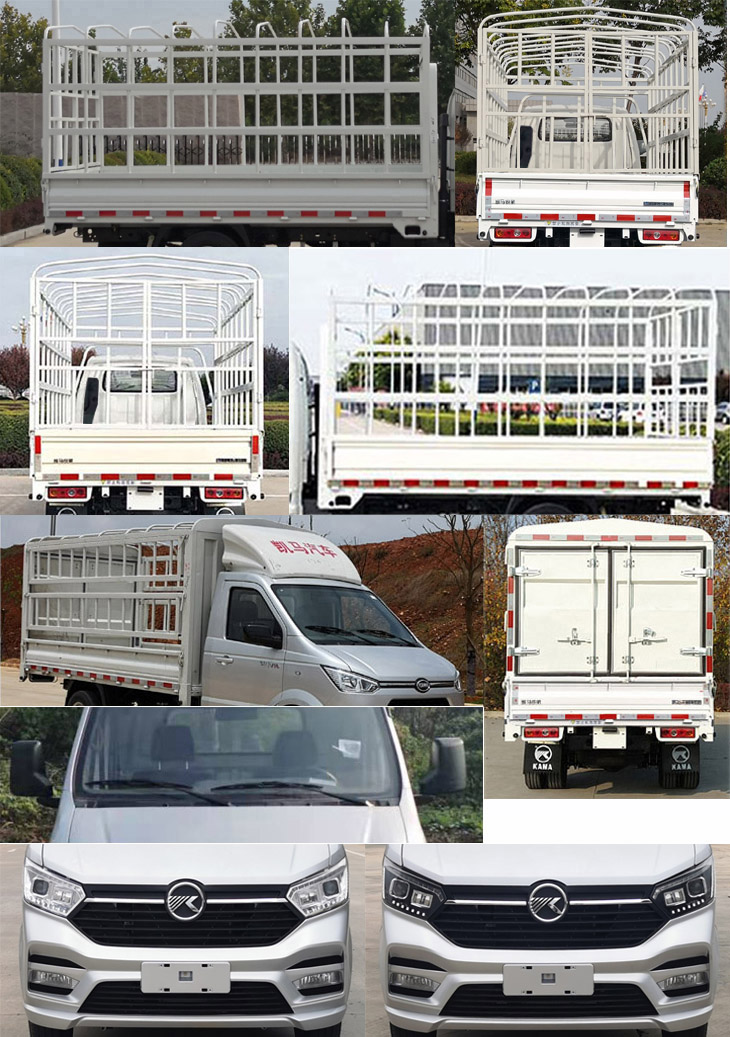 凱馬牌KMC5034CCYQA360D6倉柵式運(yùn)輸車公告圖片