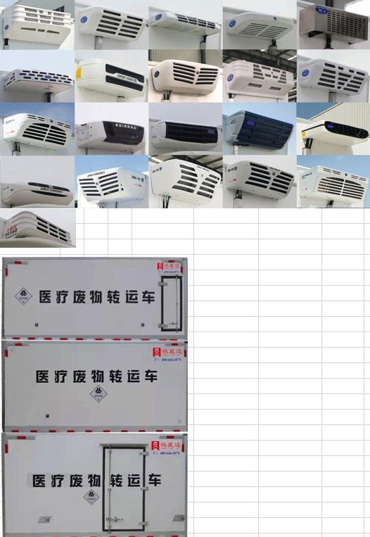 鴻星達(dá)牌SJR5030XYY-6醫(yī)療廢物轉(zhuǎn)運(yùn)車公告圖片