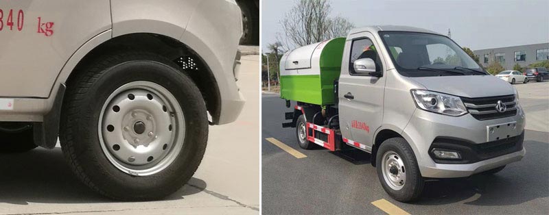 程力威牌CLW5030ZXXSC6車廂可卸式垃圾車公告圖片