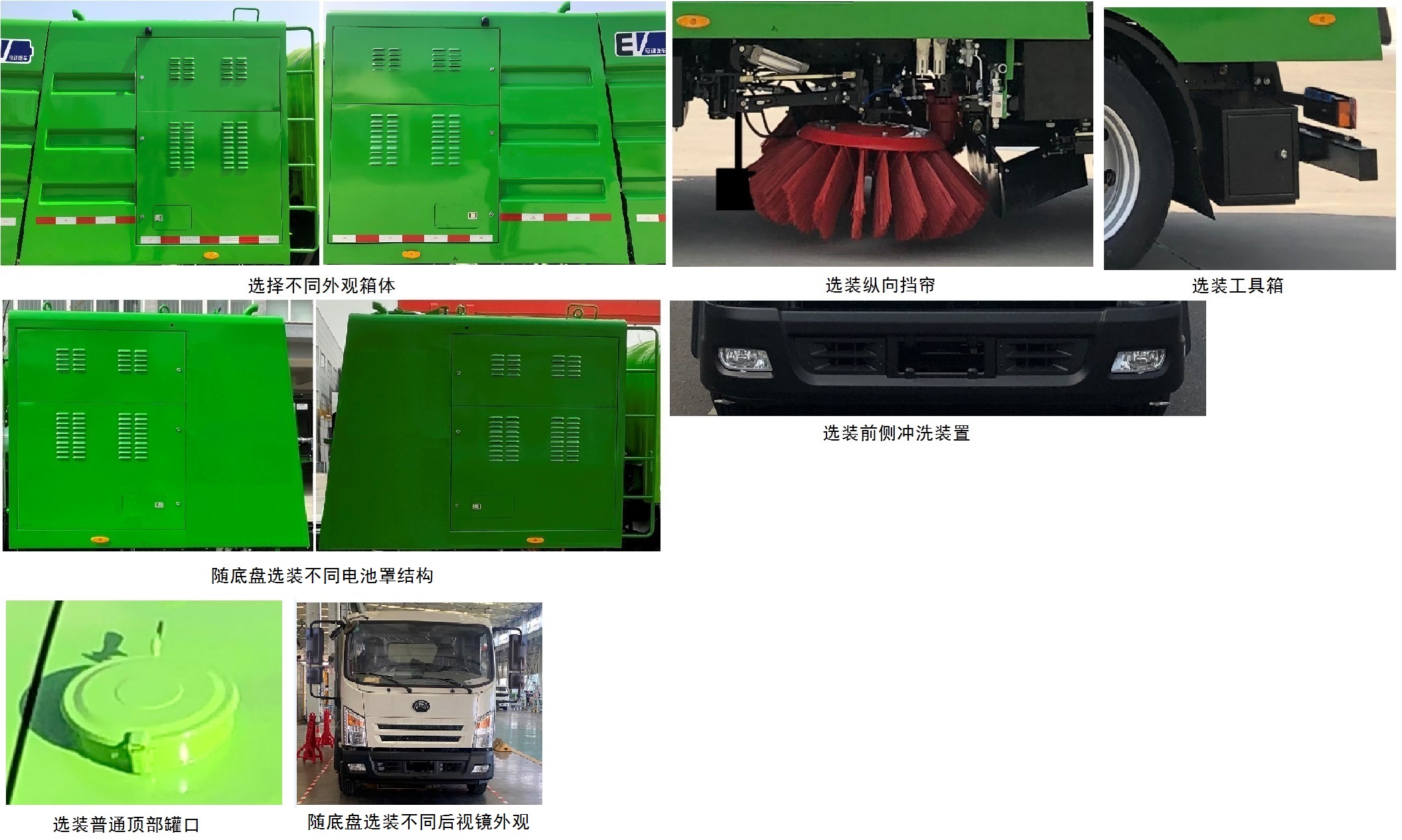 宇通牌YTZ5120TXSD0BEV纯电动洗扫车公告图片