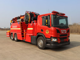 捷达消防牌SJD5300TXFBP400/YDXZSKA泵浦消防车
