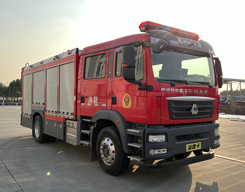 銀河牌BX5180GXFAP60/SK6T壓縮空氣泡沫消防車公告圖片