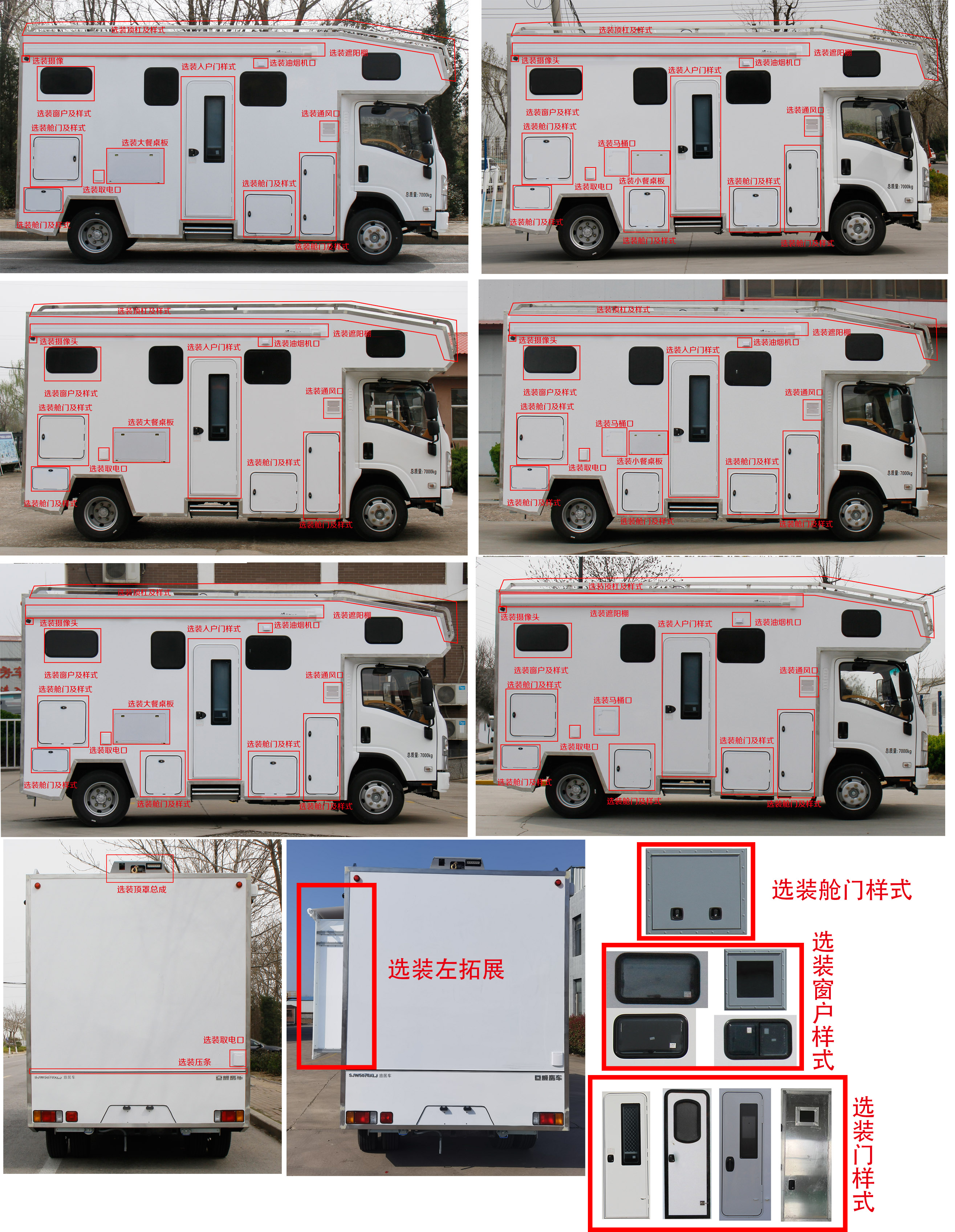 巨威牌SJW5070XLJ旅居車公告圖片
