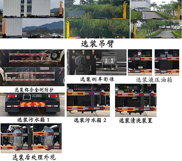 福龙马牌FLM5251ZXXSZ6车厢可卸式垃圾车公告图片