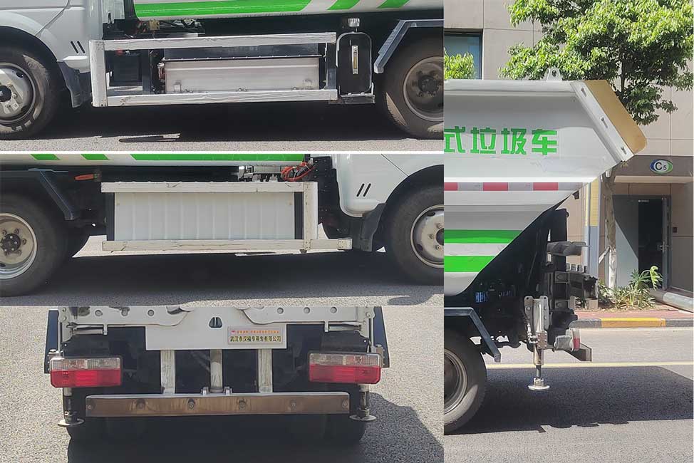 金银湖牌WFA5043ZZZBEV纯电动自装卸式垃圾车公告图片