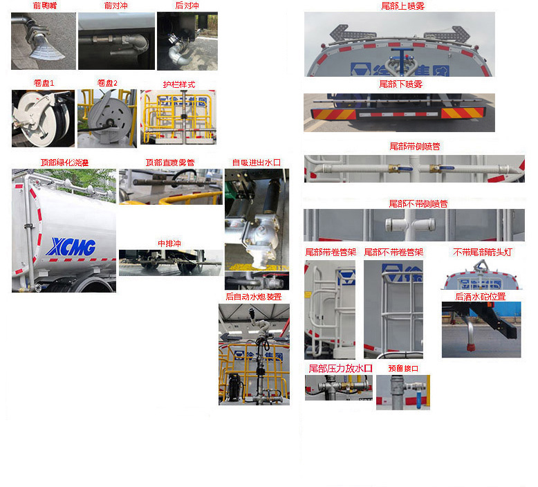 徐工牌DXA5311GPSD6綠化噴灑車公告圖片