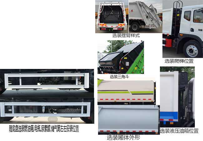 华威驰乐牌SGZ5180ZYSEQ6压缩式垃圾车公告图片