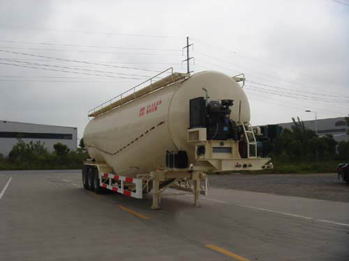 通华牌13米29吨3轴低密度粉粒物料运输半挂车(THT9408GFLA)