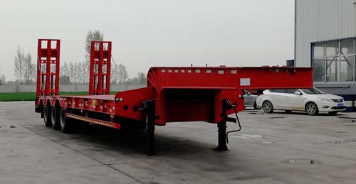 恒廉牌13米28吨3轴低平板半挂车(SJS9350TDP)