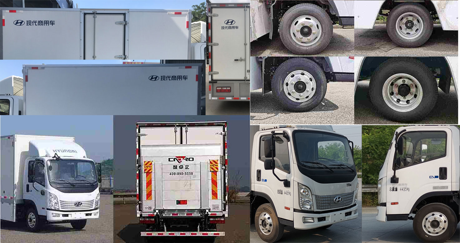 現(xiàn)代牌CHM5040XXYZDC33BEV純電動(dòng)廂式運(yùn)輸車公告圖片