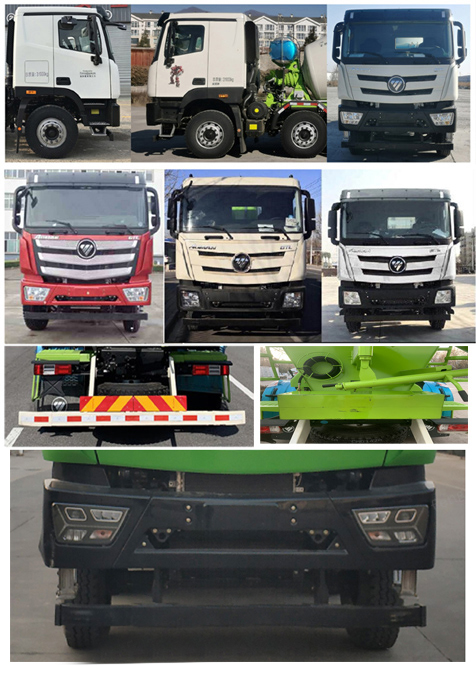 雷萨牌BJ5319GJB-6F混凝土搅拌运输车公告图片