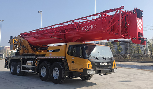 三一牌SYM5502JQZ80C汽車起重機(jī)公告圖片