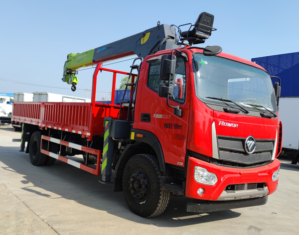 雷萨牌BJ5181JSQ-08随车起重运输车公告图片