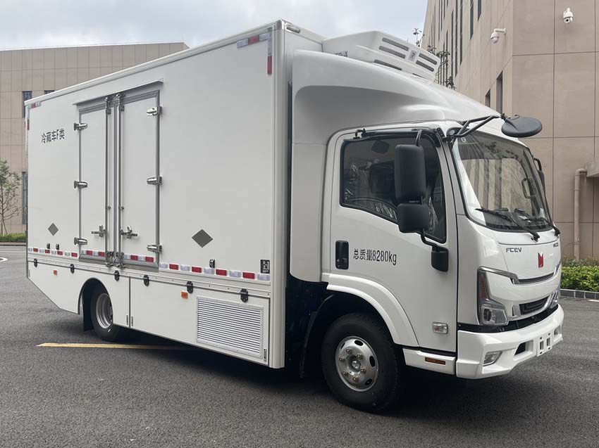 美錦飛馳牌QMJ5080XLCEFCEV燃料電池冷藏車公告圖片