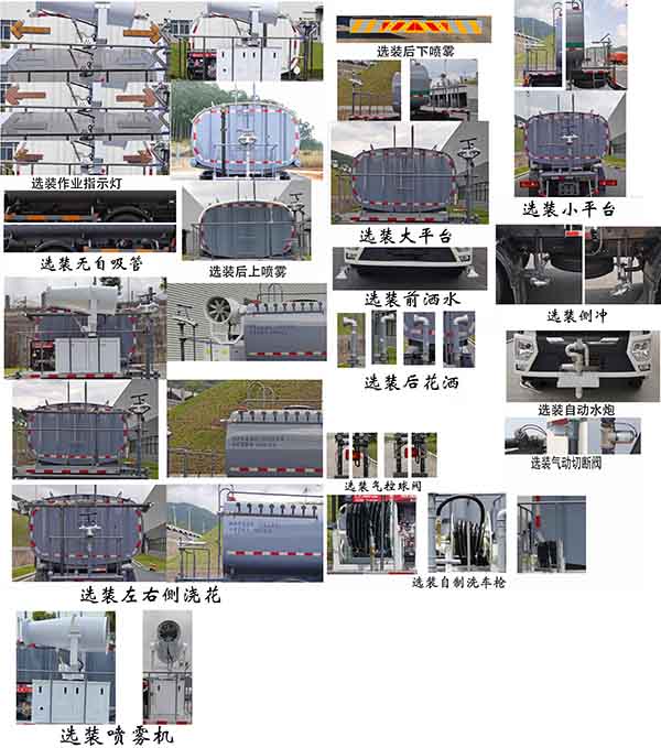 龙环牌FLM5166GPSDT6LH绿化喷洒车公告图片