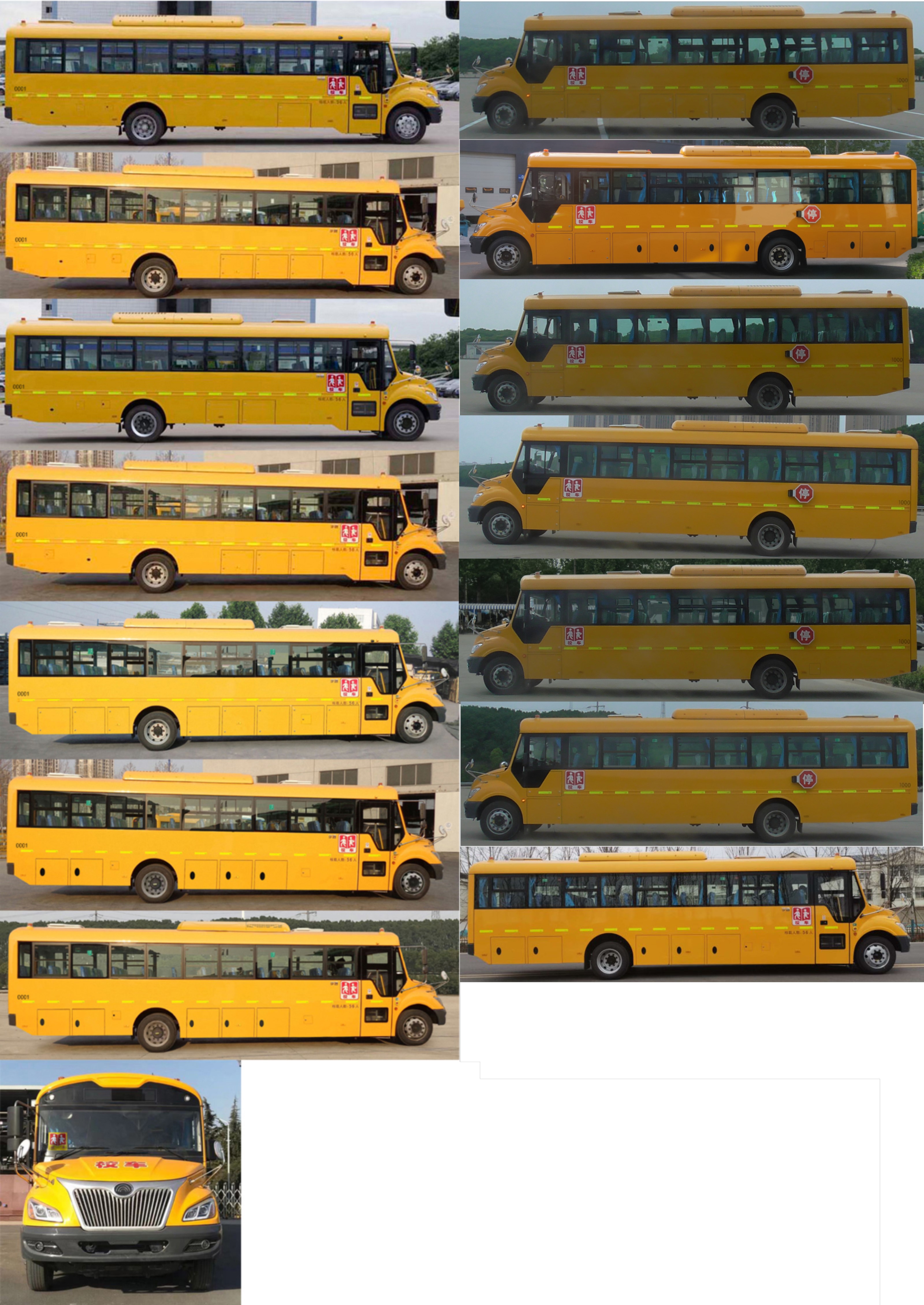 宇通牌ZK6115DX61中小学生专用校车公告图片