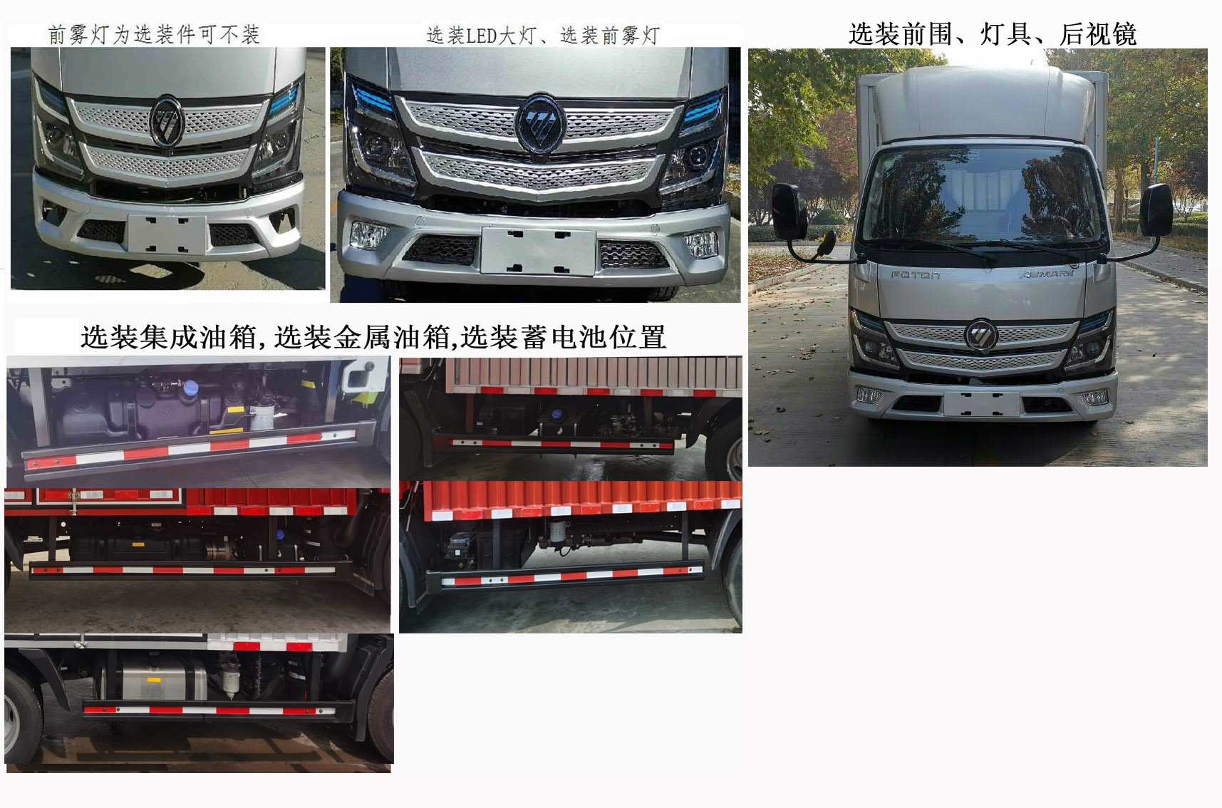 福田牌BJ5044XXY-FM廂式運輸車公告圖片