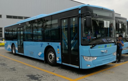 金龙牌12米21-46座纯电动城市客车(XMQ6127AGBEVL9)