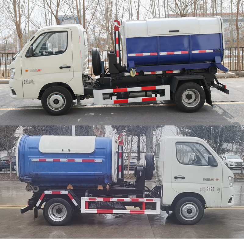 高漠牌GSK5032ZXXBJ6車廂可卸式垃圾車公告圖片