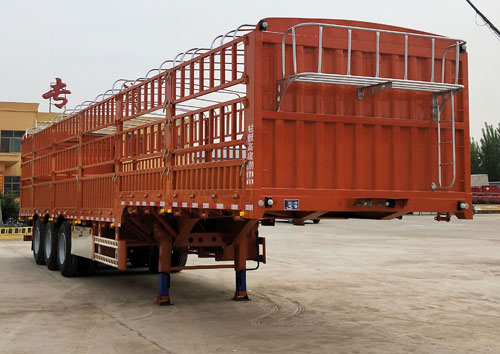 迪晟源牌13米34吨3轴仓栅式运输半挂车(TDS9400CCYE)