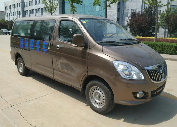 福田牌BJ5036XDW-E2流動(dòng)服務(wù)車公告圖片