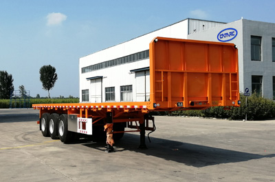 跃海路威牌11.5米34.5吨3轴平板运输半挂车(LYH9400TPB)