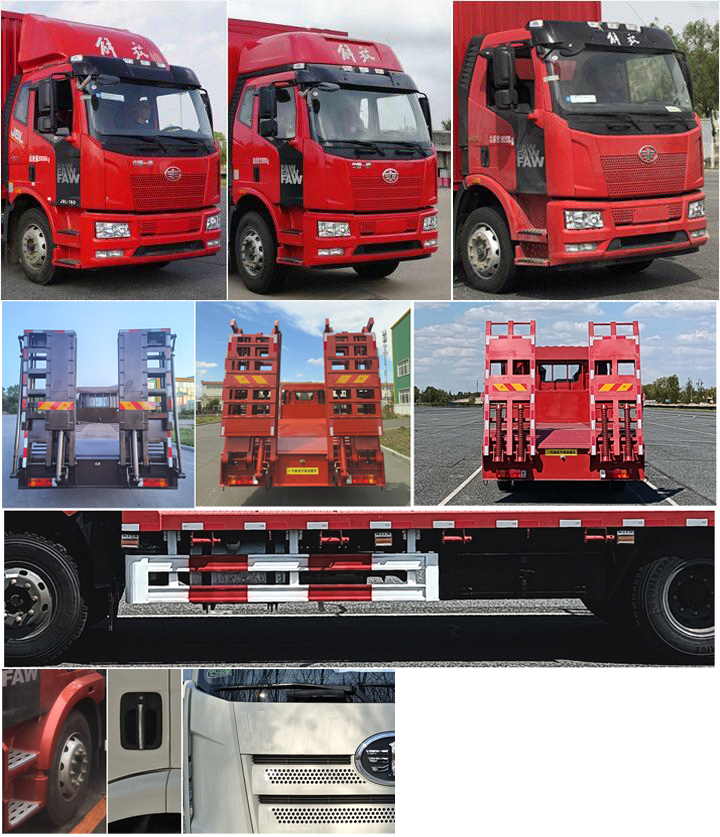 解放牌CA5160TPBP62K1L4AE6平板運輸車公告圖片