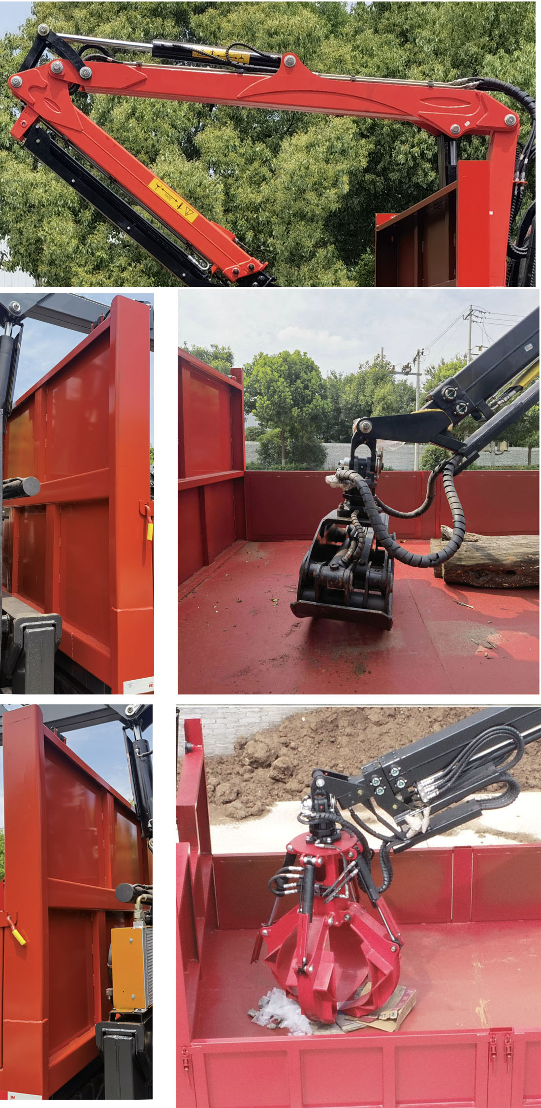 新東日牌YZR5111ZZDCG6抓斗式垃圾車公告圖片