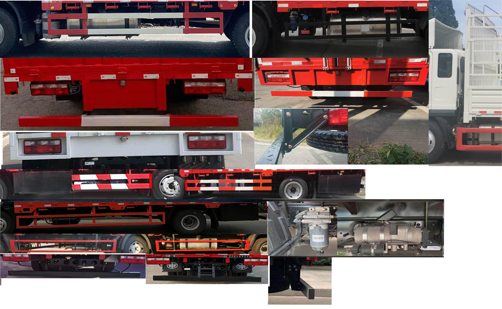 解放牌CA5110CCYP40K46L4E6A84倉柵式運(yùn)輸車公告圖片