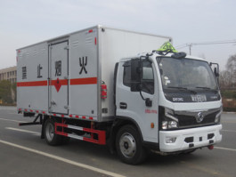 江特牌JDF5127XRQE6易燃气体厢式运输车