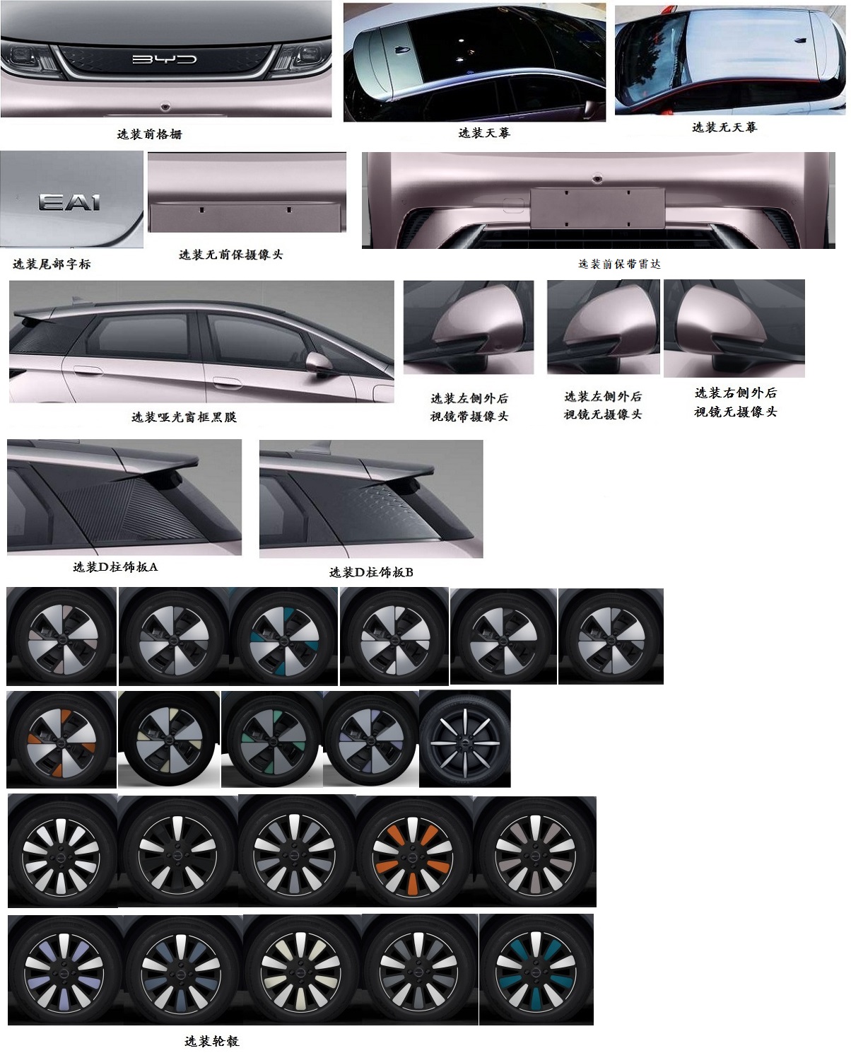 比亚迪牌BYD7004BEV纯电动轿车公告图片