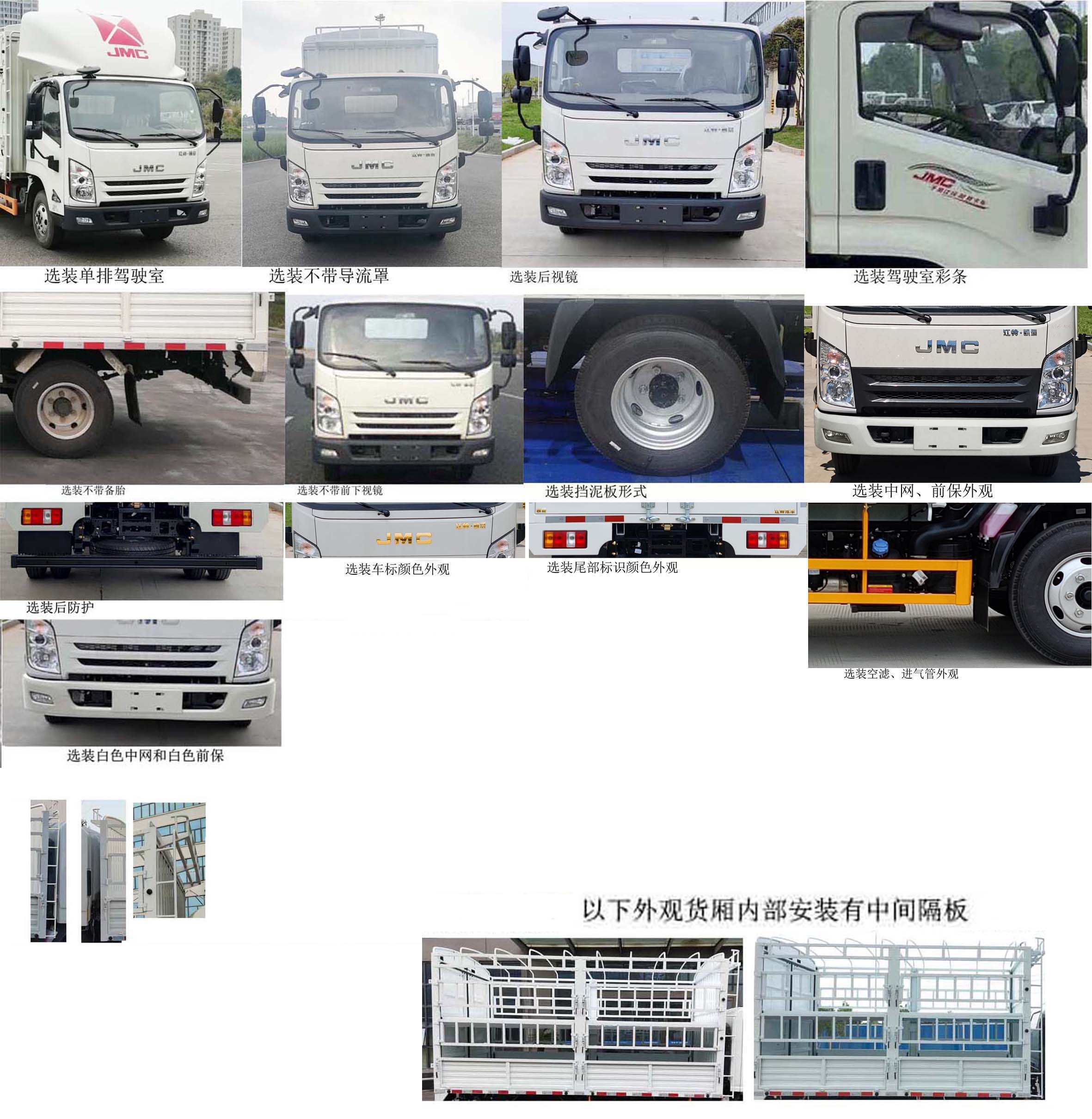 江鈴牌JX5046CCYTGB26倉柵式運輸車公告圖片