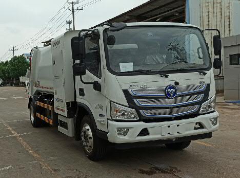 普羅科牌BJ5122ZYSEV-P1純電動壓縮式垃圾車公告圖片
