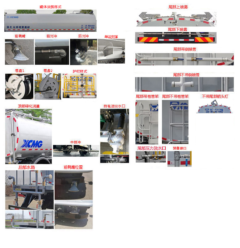 徐工牌DXA5250GPSSA6绿化喷洒车公告图片