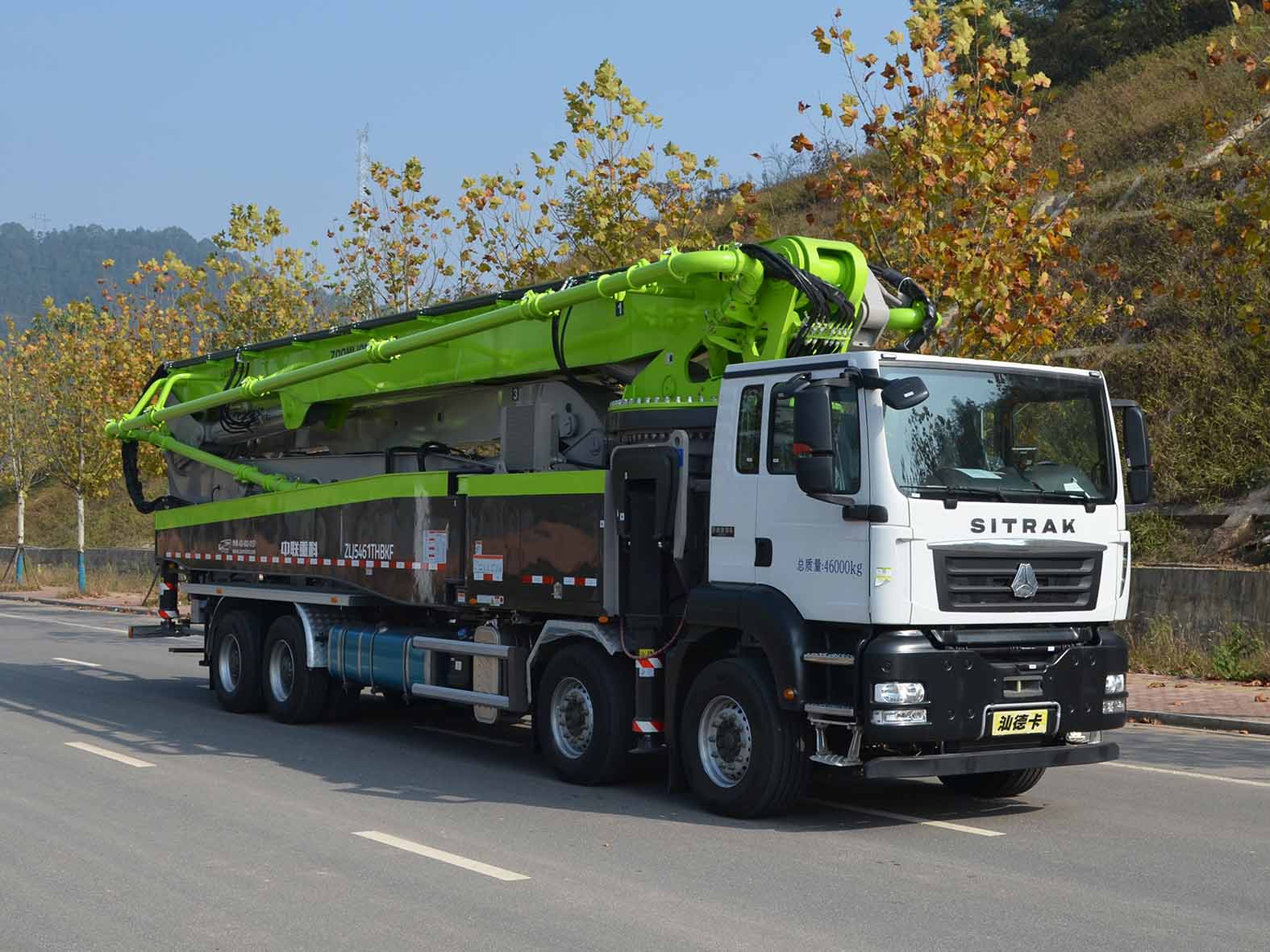 中聯(lián)牌ZLJ5461THBKF混凝土泵車公告圖片