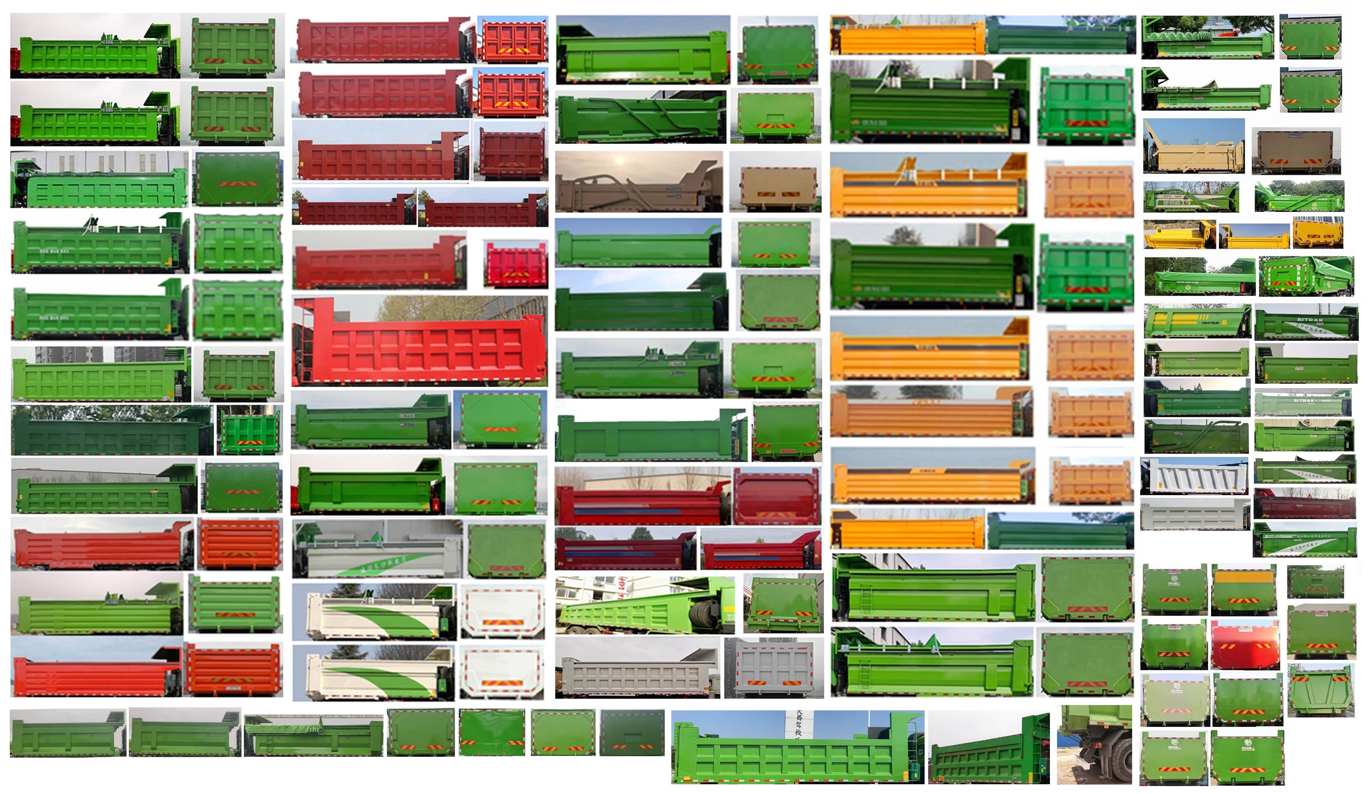 豪沃牌ZZ5317ZLJV326KF1自卸式垃圾車公告圖片