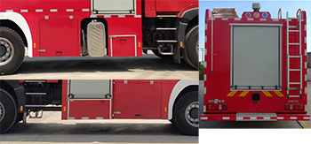 程力威牌CLW5320GXFSG160/HW水罐消防车公告图片