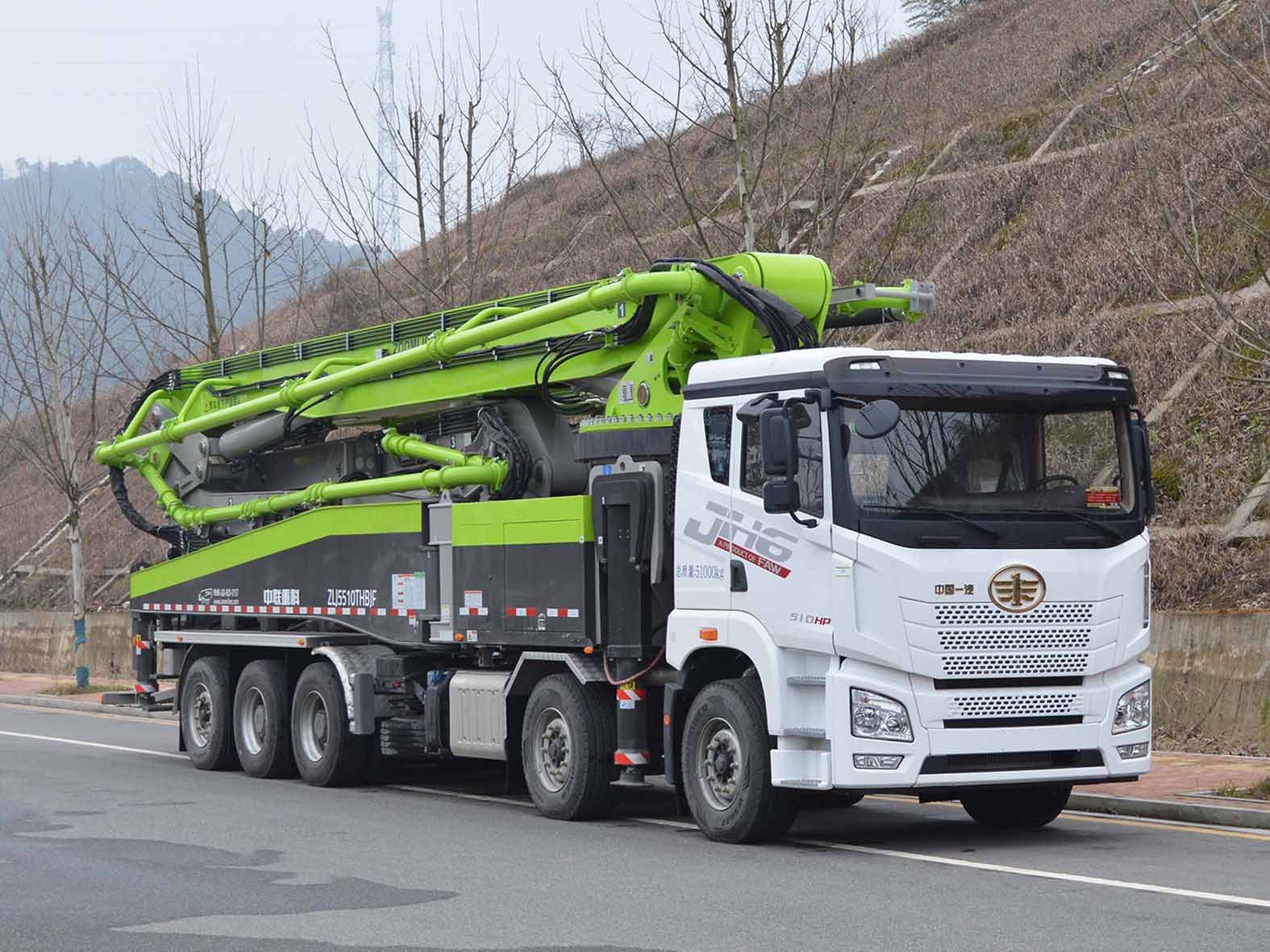 中聯(lián)牌ZLJ5510THBJF混凝土泵車公告圖片