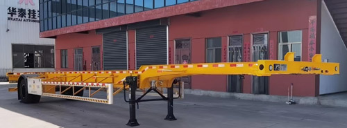 华泰宏宇达牌YXF9180TJZE空载集装箱运输半挂车图片