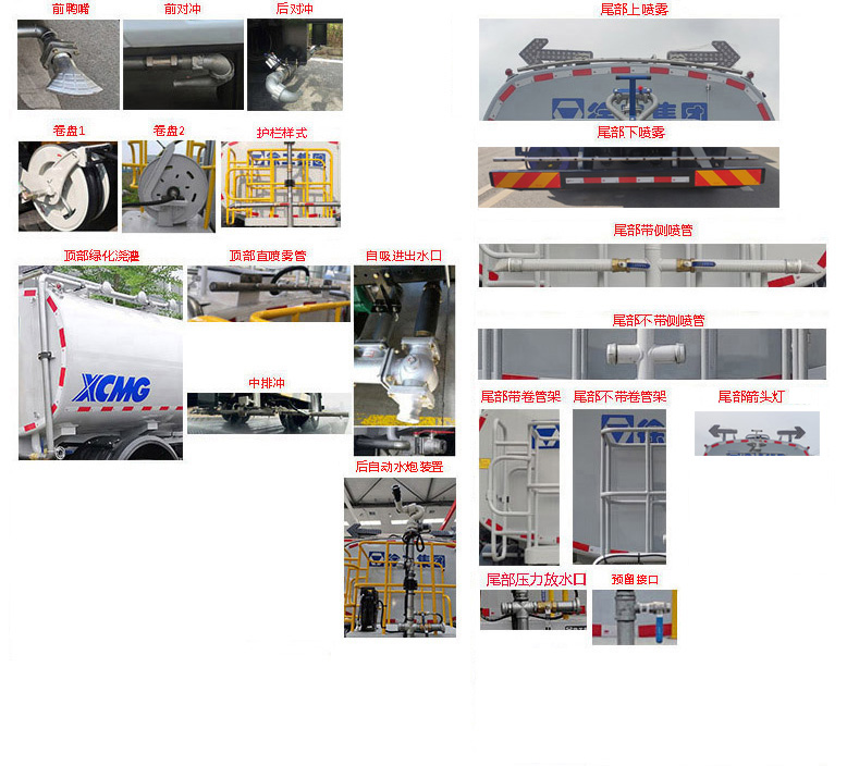 徐工牌DXA5181GPSLBEV純電動(dòng)綠化噴灑車公告圖片