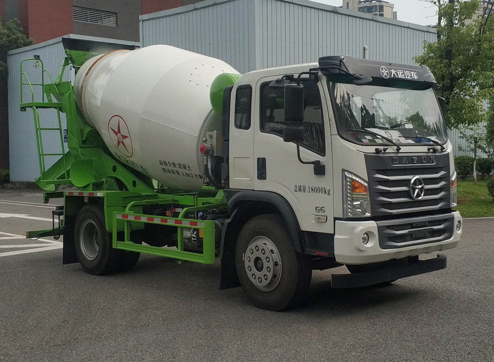 大運牌DYQ5181GJBD6AB混凝土攪拌運輸車公告圖片
