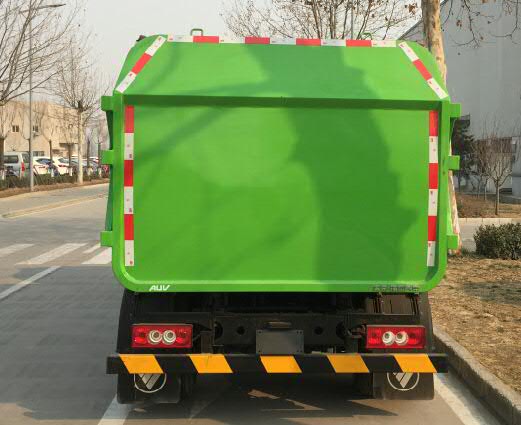 福田牌BJ5072ZZZEV-H1纯电动自装卸式垃圾车公告图片