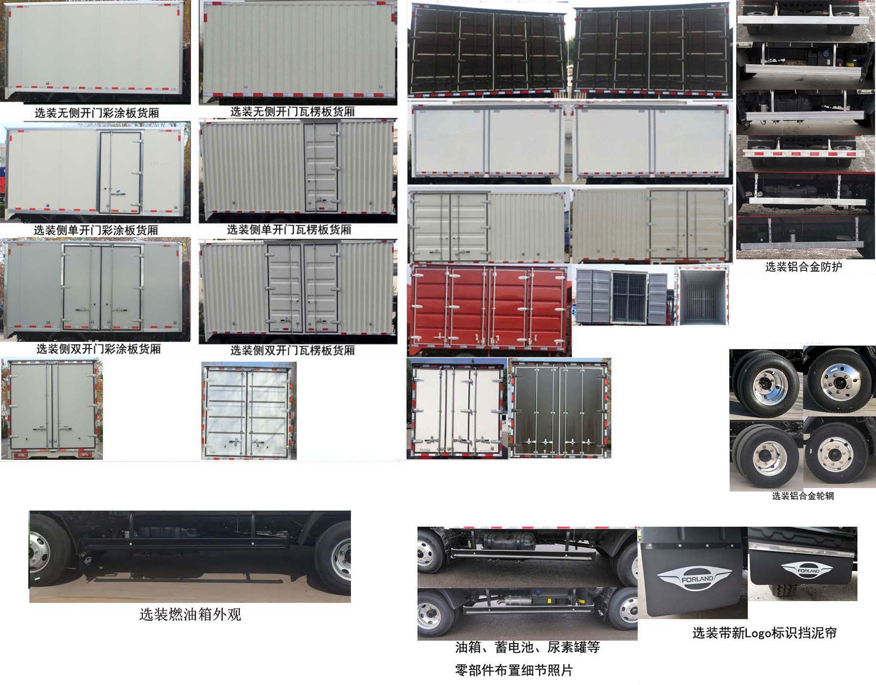 福田牌BJ5043XXY9JDA-01厢式运输车公告图片