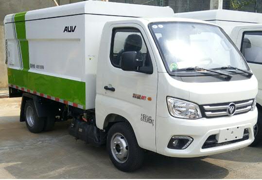 福田牌BJ5032XTYE6-H1密閉式桶裝垃圾車公告圖片